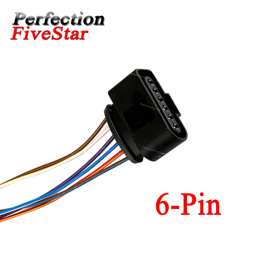 

1J0 973 726 Plug Connector 6-Pin Pigtail Wiring For VW Jetta Golf Passat B5 For Audi A3 A4 A5 A6 Q3 Octavia Alhambra 1J0973726