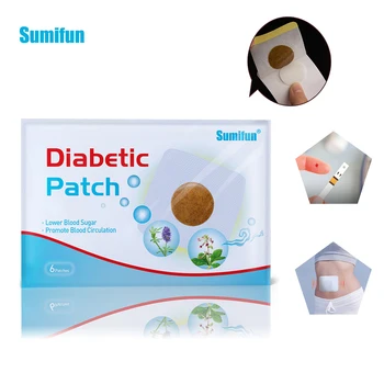 

48pcs=8bags Diabetic Patch Chinese Herbal Stabilizes Blood Sugar Level Lower Blood Glucose Sugar Balance Medical Plaster D1793