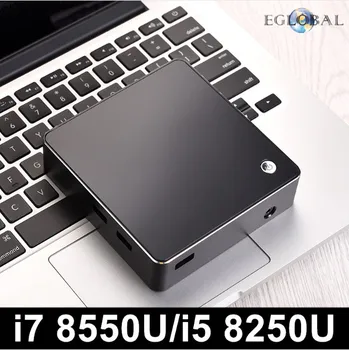 

Eglobal New [8th Gen Intel Core i7 8550U i5 8250U Quad Core 8 Threads] Nuc Mini PC Windows 10 DDR4 AC Wifi 4K HTPC HDMI Mini DP