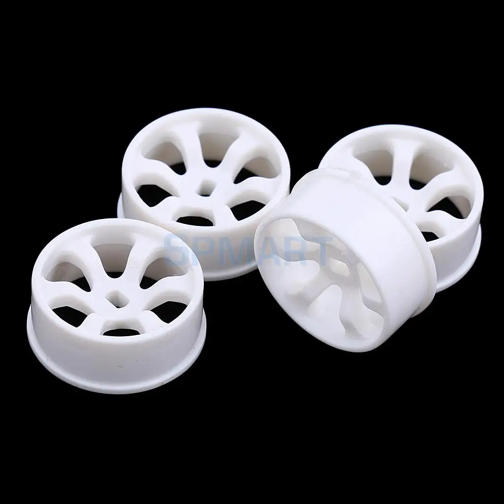 4pcs White Wheel Rim for WLtoys K969 K989 P929 1/28 RC Drift Car Spare Parts