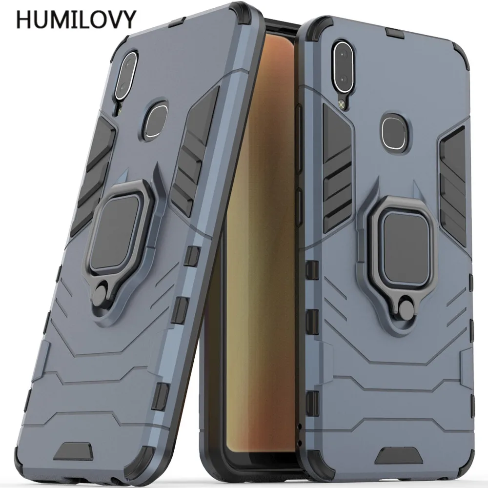 Vivo Y95 Case Cover for Y91 Magnetic Finger Ring Phone Shell Bumper Protective Hard PC Armor For U1 |