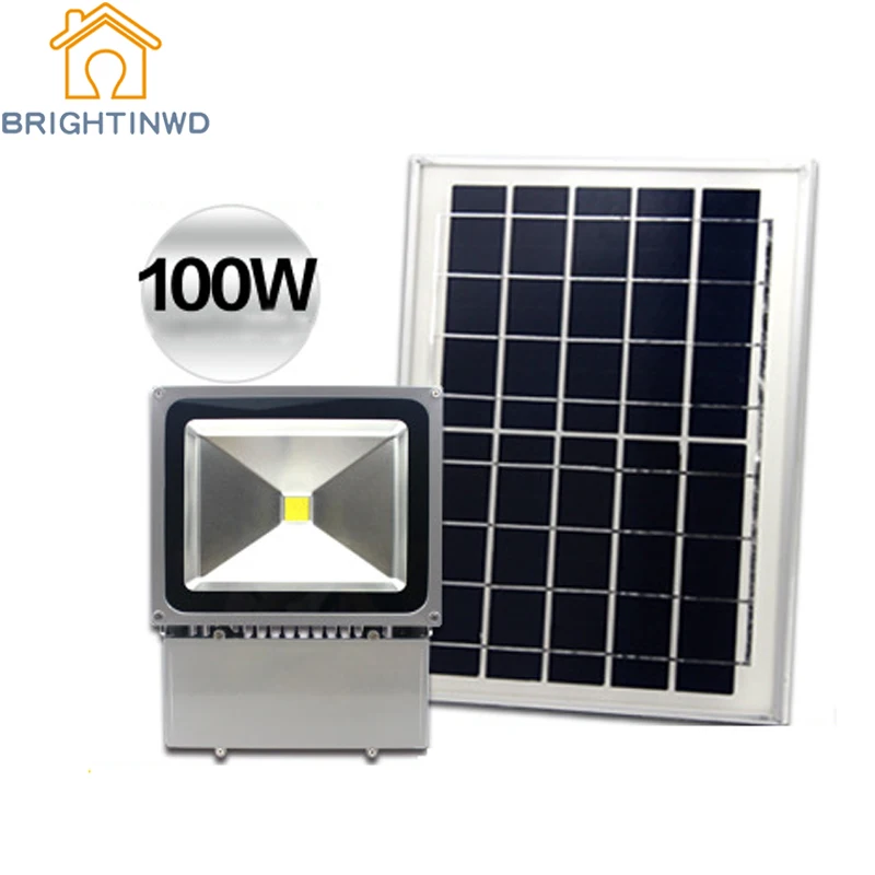

Solar Flood Light 100W Spotlight Outdoor Garden Camping Lawn Lamp Refletor Led Multi-purpose Split Waterproof IP65