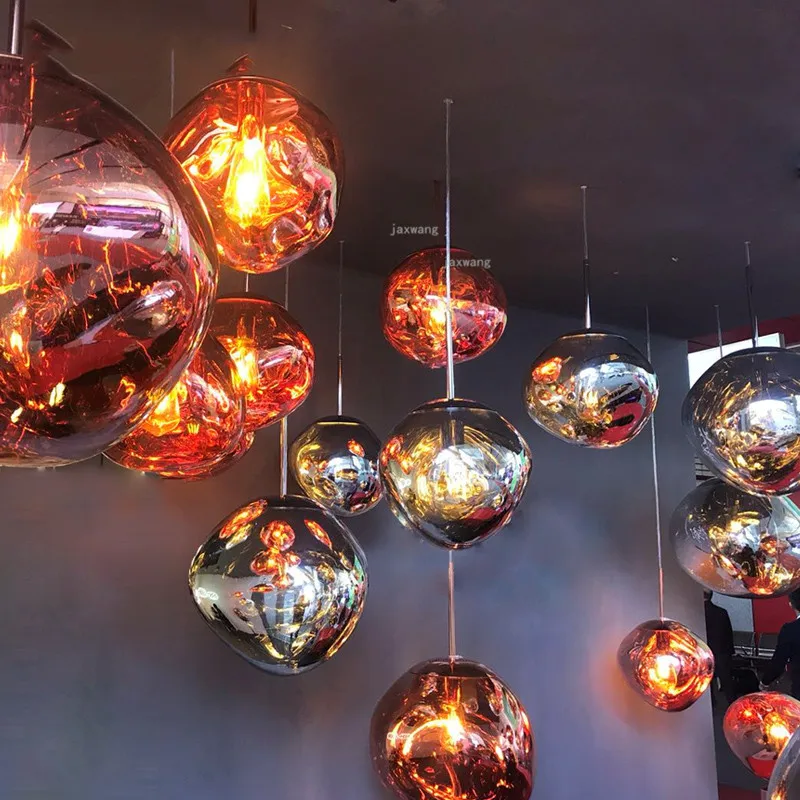 

Nordic LED Modern Pendant Ceiling Lamps Pendant Lights Loft Living Room Pending Lighting Hanging Lamp Melt Lava