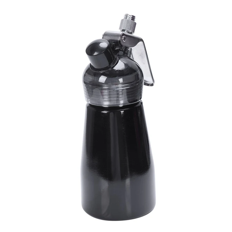 

250Ml Aluminum Cream Dispenser, Gourmet Blender, Stainless Steel Decorative Nozzle And Plastic Pastry Tube