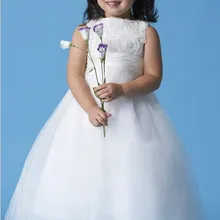 ; Белые Платья с цветочным узором для девочек на свадьбу; коллекция года; вечерние платья для причастия; модные детские рождественские пышные платья для девочек