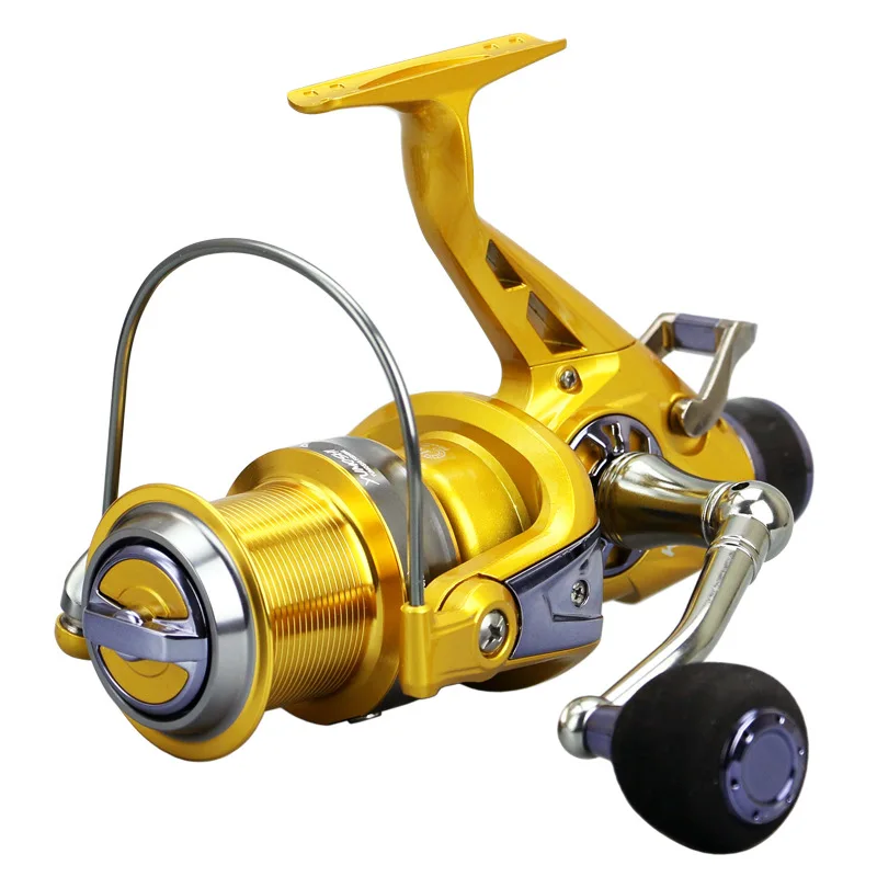 Aluminum Spool CNC Metal Handle 11BB Bearing Double Drag Fishing Reels To Spinning 5000 6000