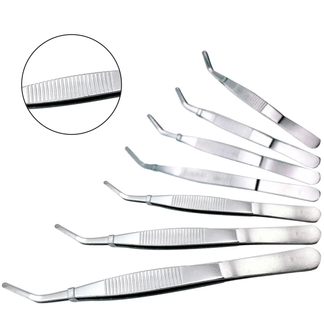 Локоть нержавеющая сталь tweezers 12,5 см/14 см/16 см/18 см/20 см/25 см/30 см клипа медицинские инструменты для ремонта