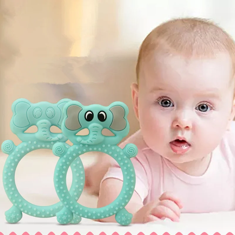 New Cartoon Silicone Baby Teething Molar Sticks Soothing Bite Baby Teething Toys Nursing Baby Care