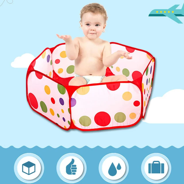 Baby Ball Pits Portable Ball Pool Foldable Cartoon Game Ocean Ball Series Fence Child Outdoor Sports Educational Toy Gift Infant 2