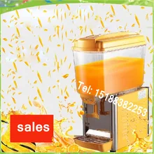 Сока диспенсер из нержавеющей стали одноцилиндровый напиток машина контейнер коммерческий Автомат для подачи холодных напитков