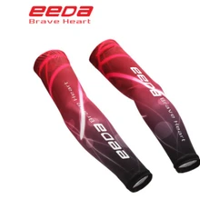 EEDA 1 пара лайкровый велосипедный костюм рукава для рук унисекс солнцезащитный велосипед Бег Спорт Пешие прогулки нарукавники чехол для защиты от УФ без рукавов