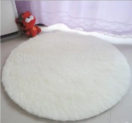 Купить Белый Круглый Ковер