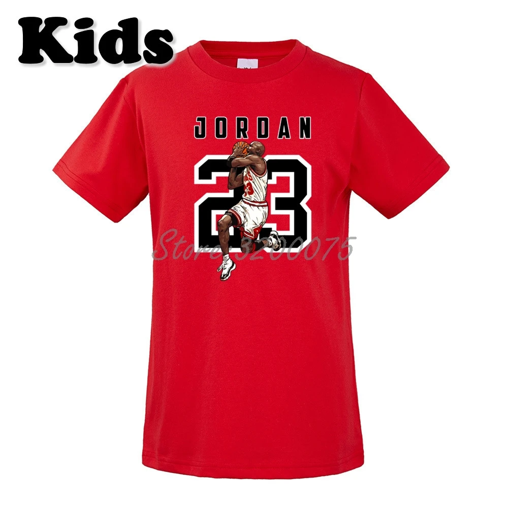 

Kids T-shirt Chicago Super Deity 23 Michael Jordan Legendes cartoon Clothes T Shirt Youth boys girl tshirt o-neck tee W19031213