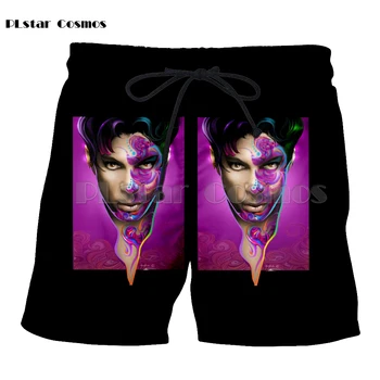 

PLstar Cosmos Dropshipping Men Women 3d Casual Shorts Prince Rogers Nelson Printed Shorts Breathable Jogger Fitness Unisex