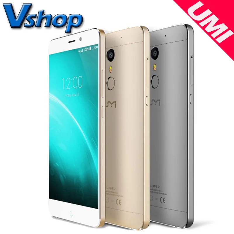Original UMI SUPER 4G Mobile Phone Android 6 0 Octa Core MTK6755 2 0GHz 4G RAM