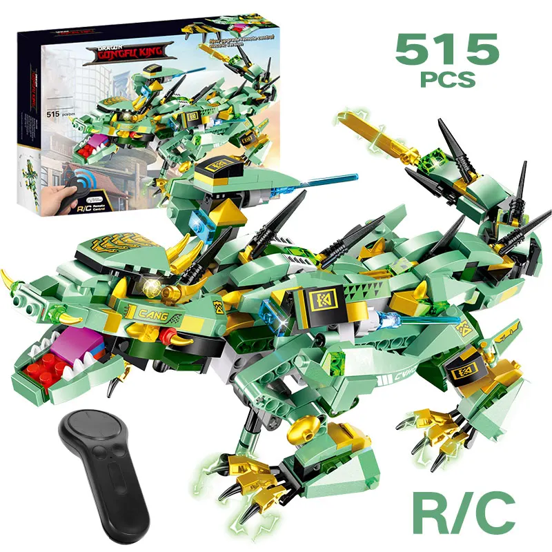 

New technic Remote Control Building Blocks Compatible LegoING Ninjagoed Stormbringer Dragon Armor Bricks RC Toys For Children