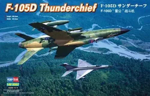 

1pcs Action Figures Kids Gift Collection For HobbyBoss 80332 1/48 F-105D Thunderchief Aircraft Model kit