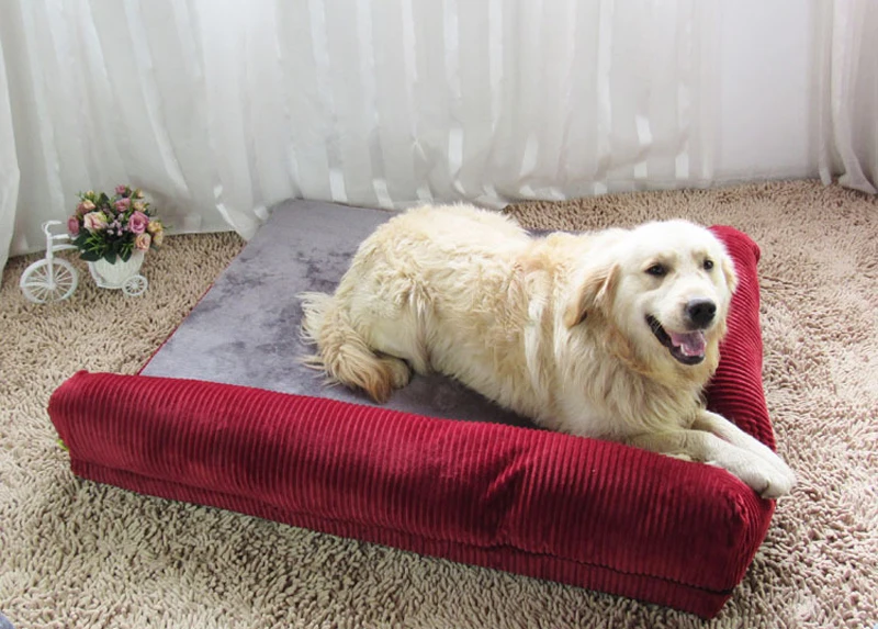 Съемная кровать для собаки, согревающая, большие кровати для собак, мягкий материал, гнездо для питомцев, диван, коврик для щенков, собак, кошек, теплая ставка S/M/L/XL