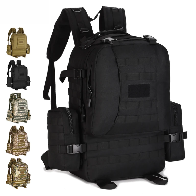 

50L waterproof Tactical Camouflage backpack men travel sports outdoor Military male Mountaineering Hiking Climbing Camping bags