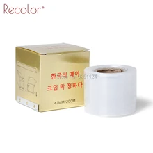 42 мм* 200 одноразовые пластиковые татуировки консервант пленка татуировки пластиковые обертывания для постоянный макияж с микроволокном бровей татуировки