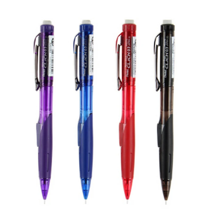 

4pcs/lot Japan premium 0.5mm mechanical pencil with super long twist eraser high quality excellent writing Pentel PD275