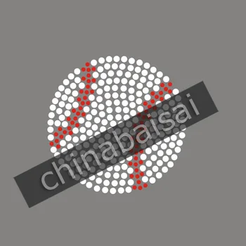 

Baseball Hotfix Rhinestone Transfer Design