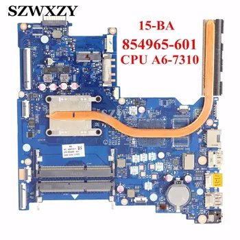 

Classy PC For HP 15-BA Series Laptop Motherboard LA-D711P 854965-601 With A6-7310 Processor DDR3 Full Tested