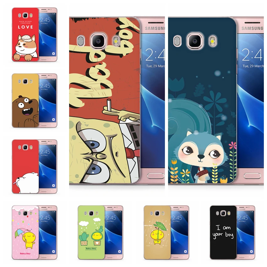 Чехол для Samsung Galaxy A3 A5 2015 2017 prime J2 J3 J5 J7 G530H S8/plus Note 8 мягкий чехол из ТПУ с рисунком