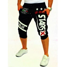 Падение Для Мужчин's Повседневное для отдыха с принтом букв Шорты известные бренды Шорты хлопковые укороченные Капри Дизайнерские летние модные Шорты