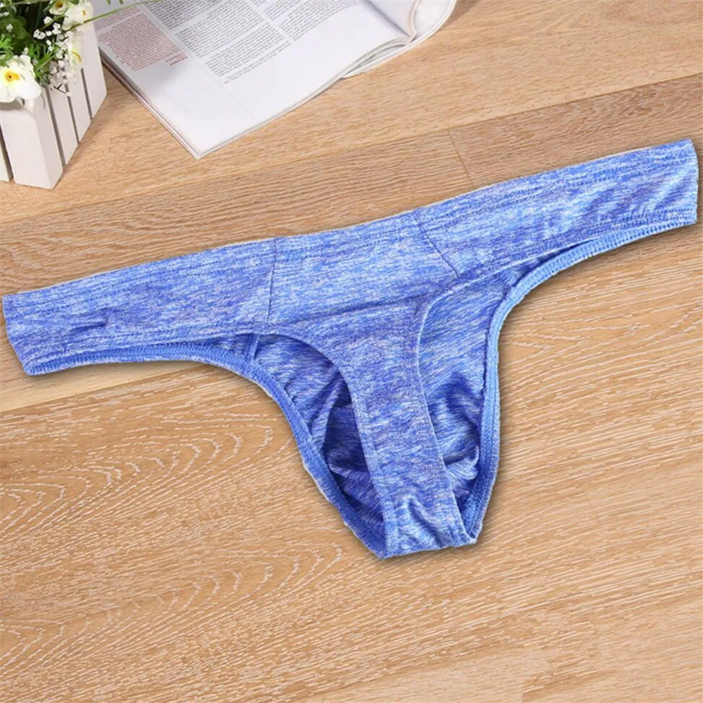 

Europe Size S-XL Thong Sexy String Men Polyester Cotton Men's G-Strings & Thongs Cool Men Underwear Breathable Brand Man Thong