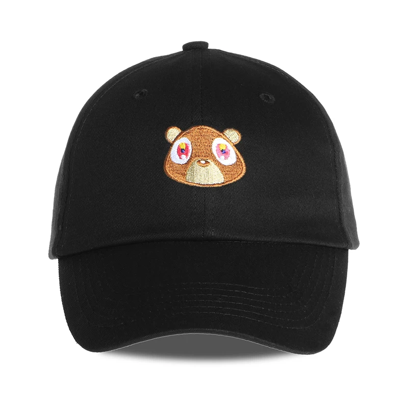 Cora Wang Snapback men's hats Baby Bear Embroidery Baseball Caps fitted cap Solid Color off white Pink Black women hat