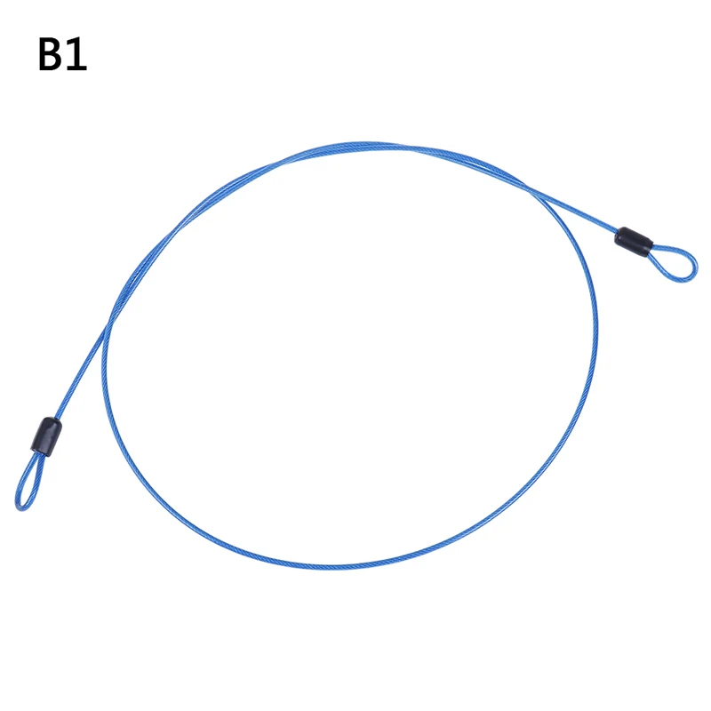 Защитный трос, стальной трос, 100 см, для спорта на открытом воздухе, велосипедный замок, велосипедный скутер, защита для багажа