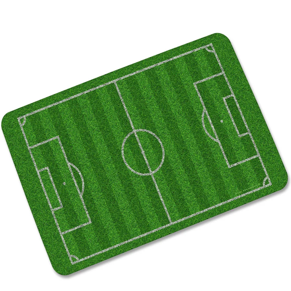 Football Field Carpets For Living Room Soccer Lawn Basketball Sports Mat American Baseball Fire Water Ball Mats | Дом и сад