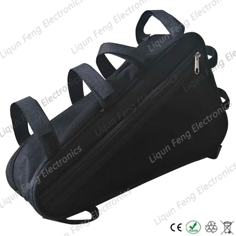 Best 1500W 51.8V 26AH Triangle Battery 52V Electric bike battery pack 52V 26.1AH Li-ion battery Free Bag use Panasonic 2900MAH cell 12