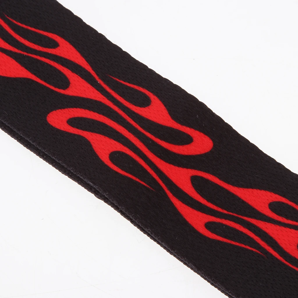 Tooyful Durable Cool Printing Pattern T/C Ukulele Shoulder Strap 4 String Guitar Belt Musical Instrument Accessory
