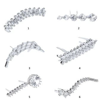 

1Pc Women Shoes Clip Decoration Rhinestone Charm Metal Clamp Bridal Applique New