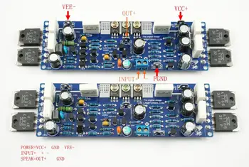 

2 PCS 30W 8R A1186 C2837 pure class A 2.0 channel audio amplifier board