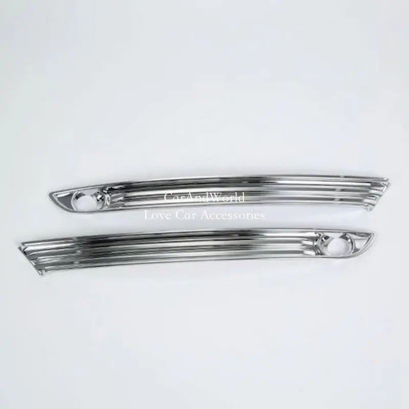 Спереди туман свет крышка головки Foglight свет лампы Планки для Mazda CX-5 CX5 ABS Chrome Наклейки автомобиля средства для укладки волос