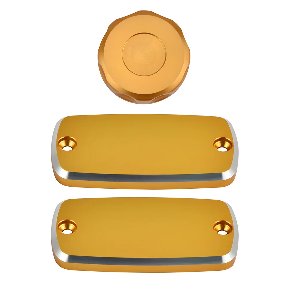 Front Rear Brake Clutch Master Cylinder Reservoir Covers Caps Kit For Honda CB1300SF CB1100 CBR1100XX ST1300 ST1100 X-4 VFR800