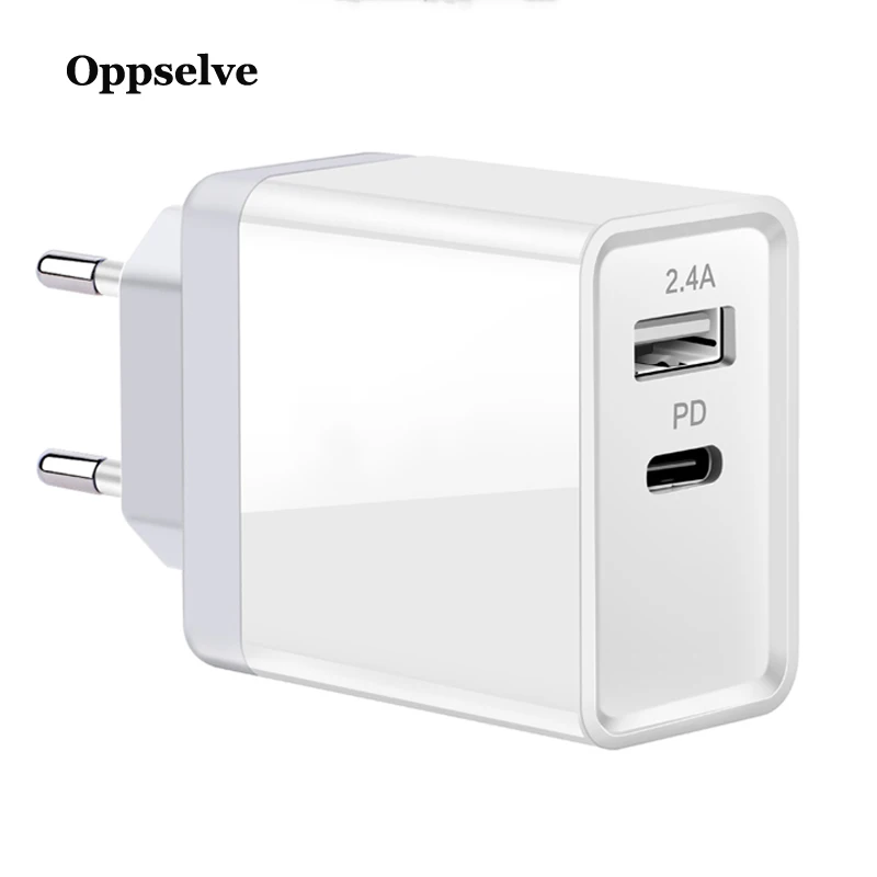 Сетевое зарядное устройство Oppselve 30 Вт Type C адаптер для зарядки телефона MacBook iPhone X S