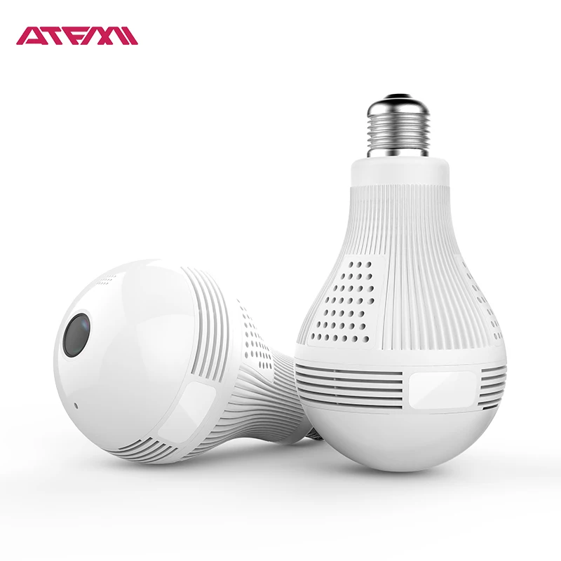 Atfmi Q1 3MP Wifi Беспроводная ip камера с линзой рыбий глаз 360 градусов панорамная для