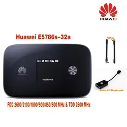 Huawei e5786s-32a 300 Мбит/с 4 г LTE мобильный широкополосный маршрутизатор плюс Телевизионные антенны TS9 и Huawei af10 зарядки адаптер