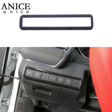 Углеродное волокно зерна переключатель фар из abs-пластика Декоративные Чехлы отделка Подходит для toyota Camry переводная вода печать