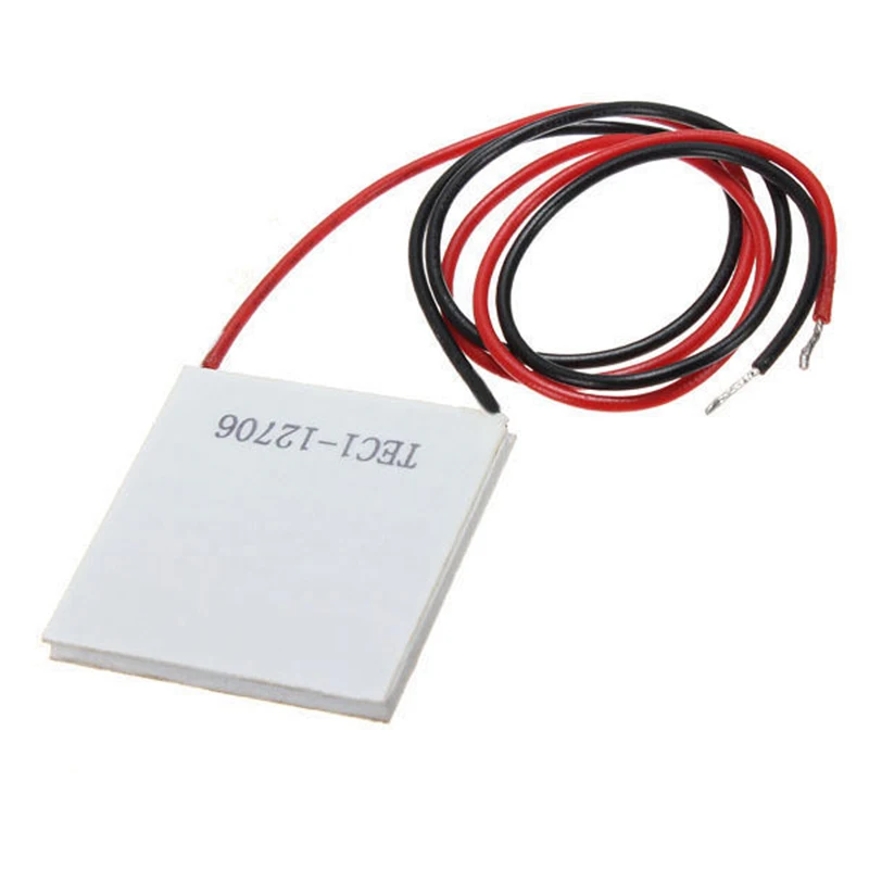 

HOT-12V 5.8A 65W TEC1-12706 Thermoelectric Cooler Cooling Peltier Plate Module 40x40mm