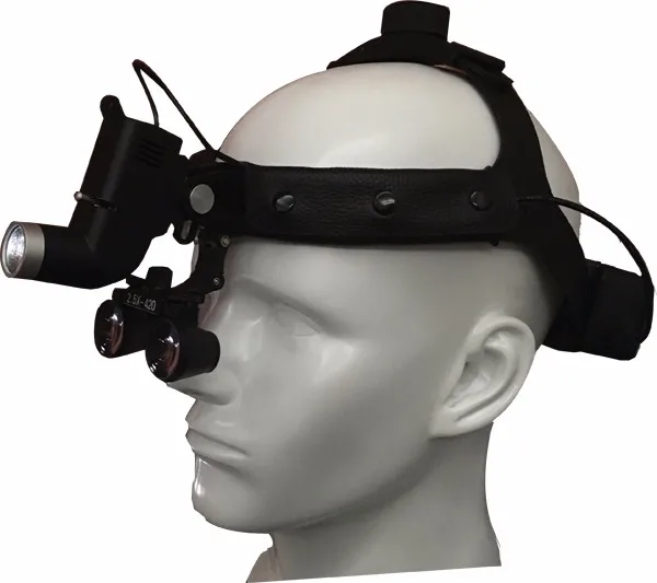 3wLED headlight W02 +2.5X LOUPE +two LED BATTERY +1 acarton box ,E.N.T