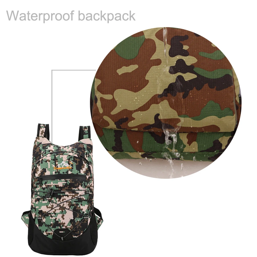 camo backpack
