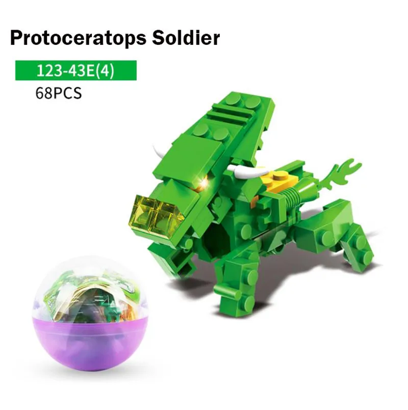 Набор для творчества яйцо-Скручивание динозавра модель строительный конструктор для детей PuzzleToys - Цвет: protoceratops