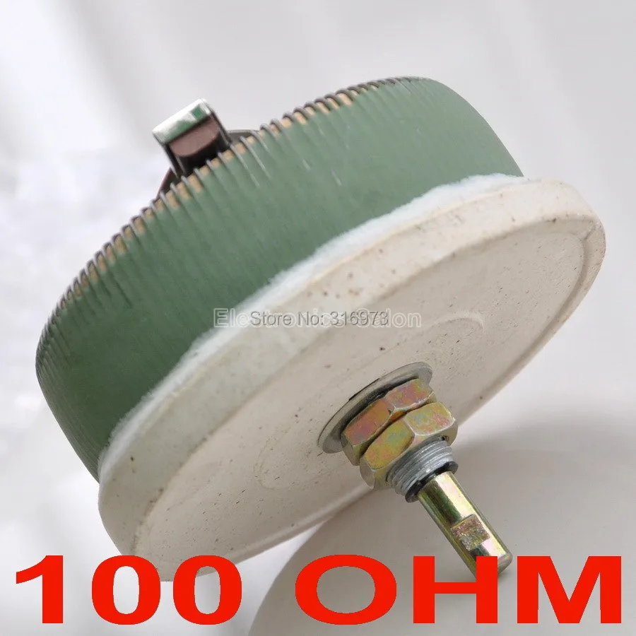 Potenziometro Rotativo 100W 100 Ohm - Reostato Ceramico, Per Dimmer Luci E Controllo Motori