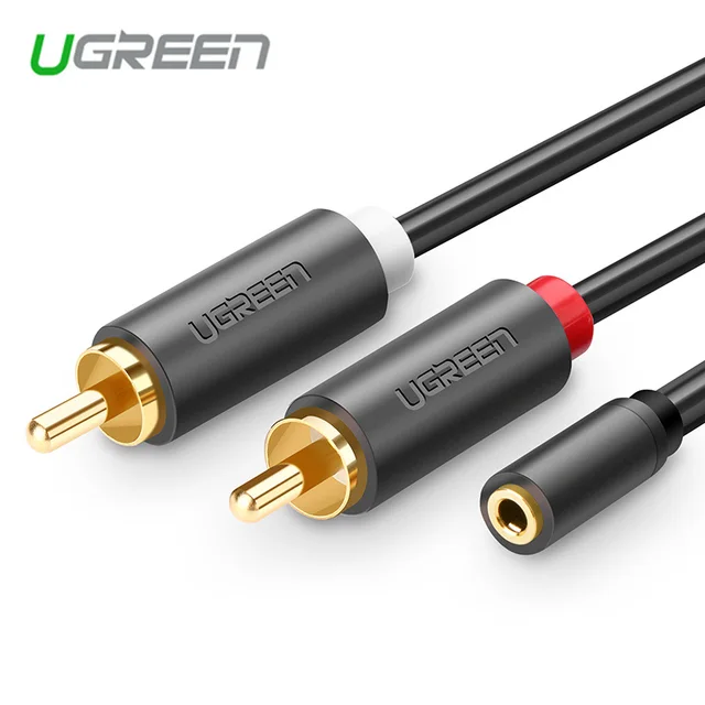 Cheap Ugreen 3.5mm Audio Cable Female to RCA Male AV Stereo Cabo for DVD VCD Sound System Amplifier HDTV Home Theater Free Shipping Cheap Ugreen 3.5mm Audio Cable Female to RCA Male AV Stereo Cabo for DVD VCD Sound System Amplifier HDTV Home Theater Free Shipping