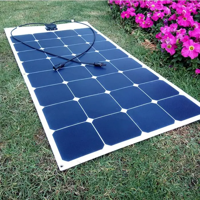 ALLMEJORES Sun-power Flexible solar cell JE3 3.6W high efficiency 125 x 125mm solar panel cell give enough tabbing wire for free